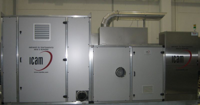Unità di ventilazione/condizionamento ventilazione provvisionale cassoni di soglia MOSE