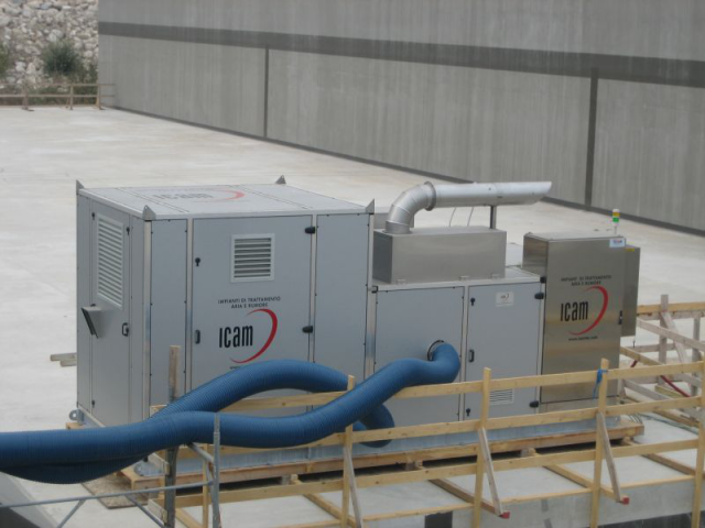 Unità di ventilazione/condizionamento ventilazione provvisionale cassoni di soglia MOSE